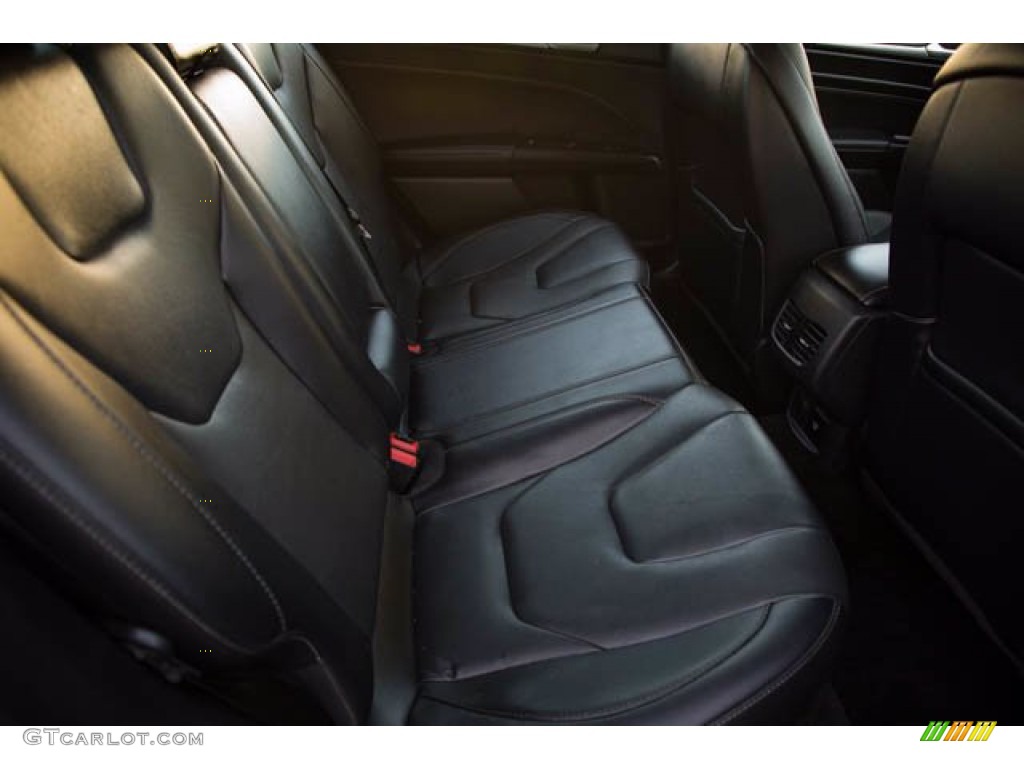 2017 Ford Fusion Energi Titanium Rear Seat Photos