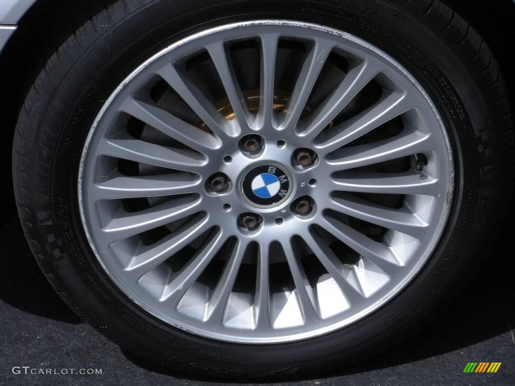 2002 3 Series 330xi Sedan - Titanium Silver Metallic / Black photo #11