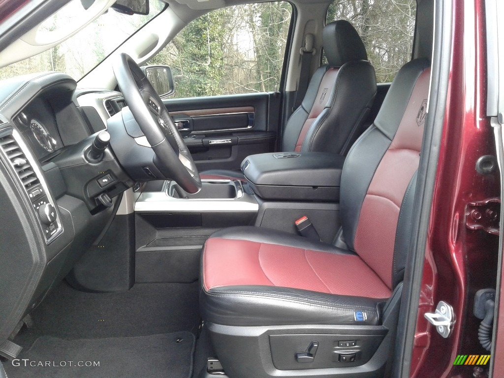 2018 1500 Laramie Quad Cab 4x4 - Delmonico Red Pearl / Black photo #11
