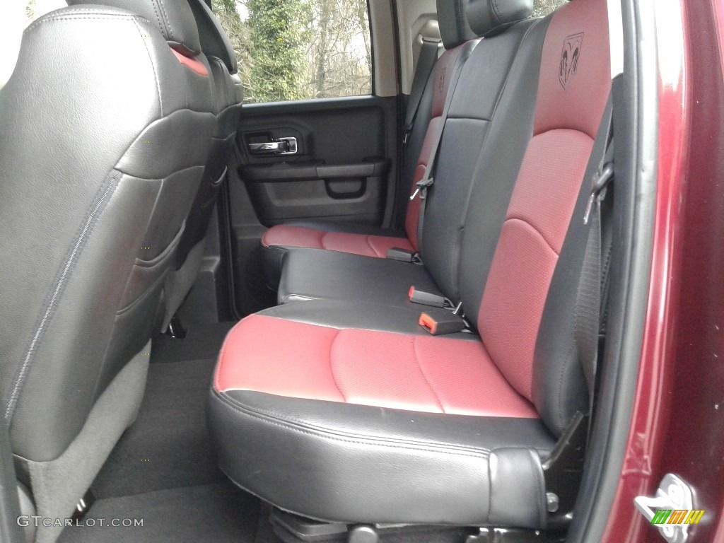 2018 1500 Laramie Quad Cab 4x4 - Delmonico Red Pearl / Black photo #14