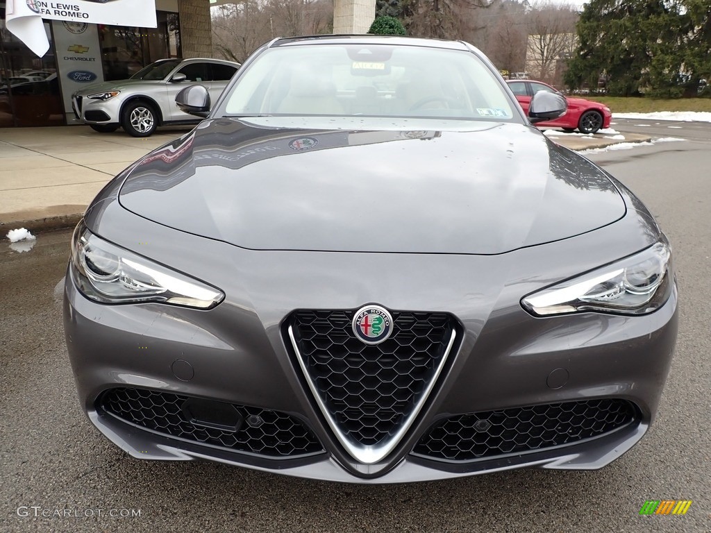 Vesuvio Gray Metallic 2021 Alfa Romeo Giulia TI AWD Exterior Photo #140625065