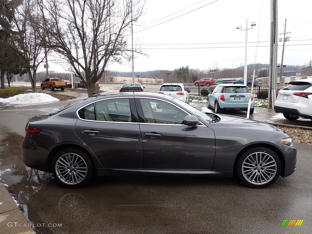 2021 Giulia TI AWD - Vesuvio Gray Metallic / Crema photo #4