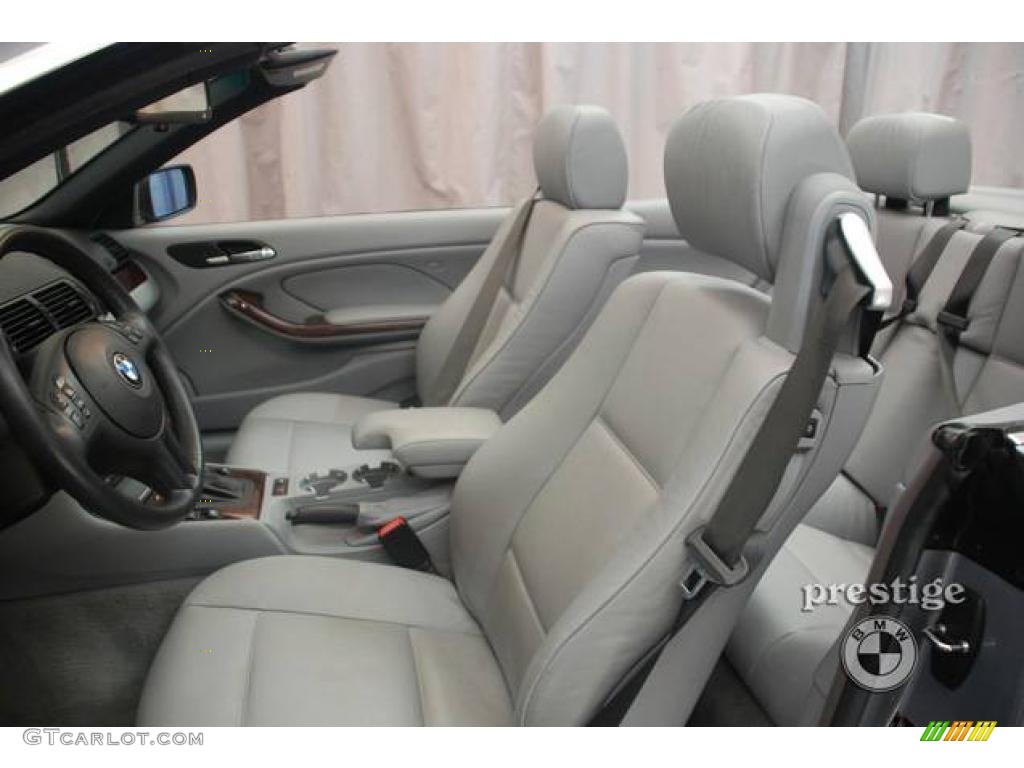 2004 3 Series 330i Convertible - Silver Grey Metallic / Grey photo #5