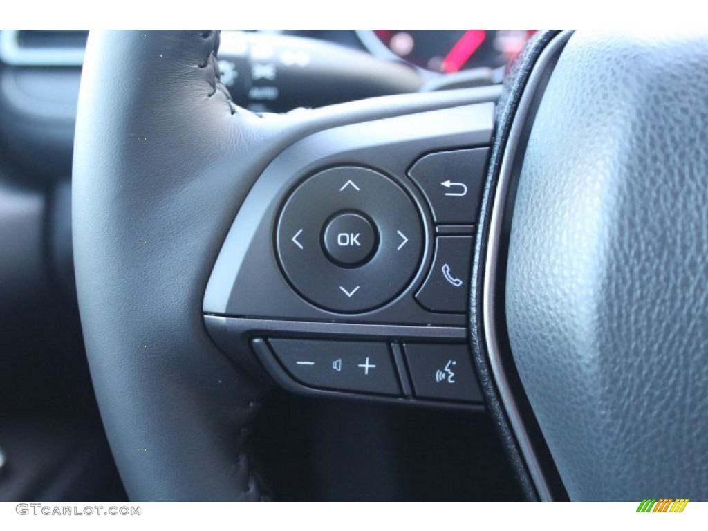 2021 Toyota Camry XSE Black Steering Wheel Photo #140625449