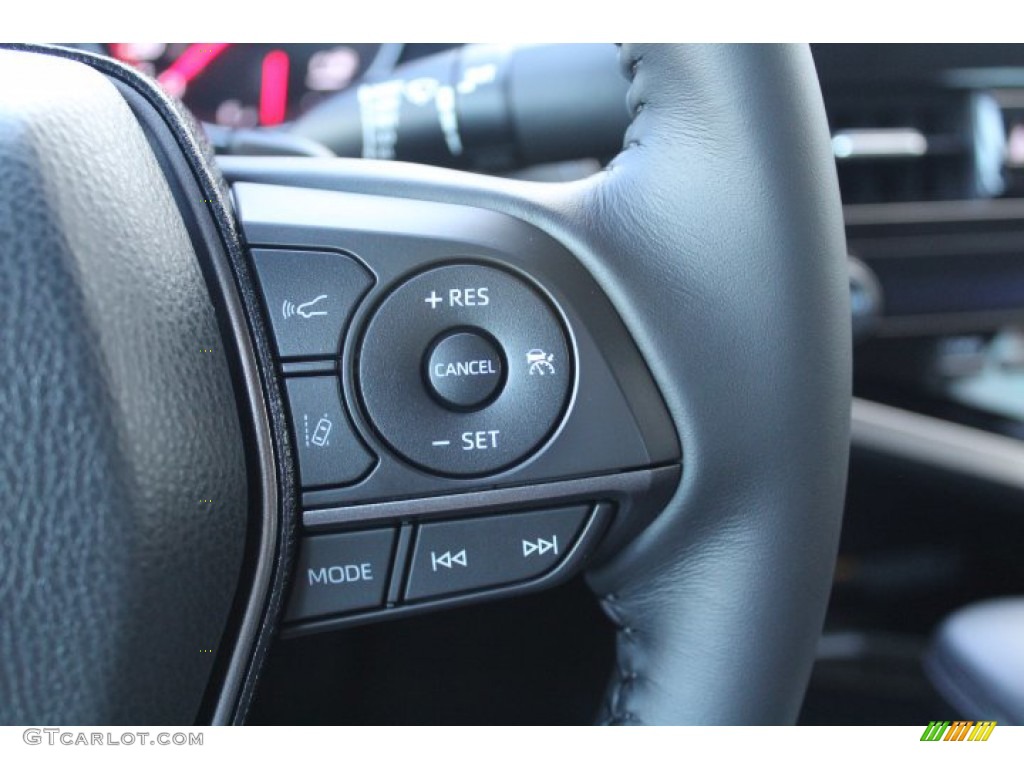 2021 Toyota Camry XSE Black Steering Wheel Photo #140625474