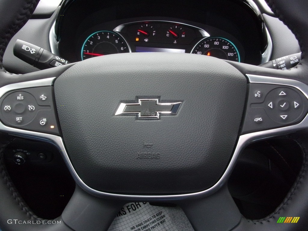 2021 Chevrolet Traverse RS AWD Jet Black Steering Wheel Photo #140626010