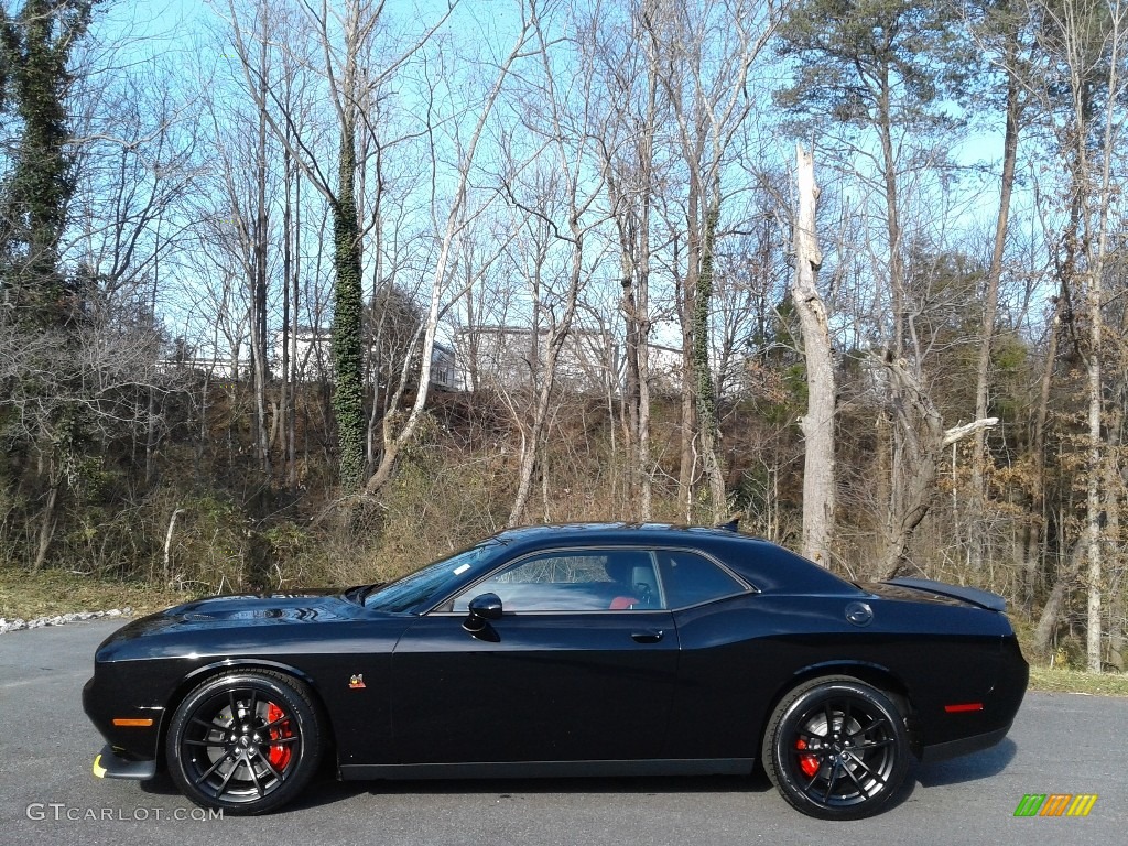Pitch Black 2021 Dodge Challenger R/T Scat Pack Exterior Photo #140626526