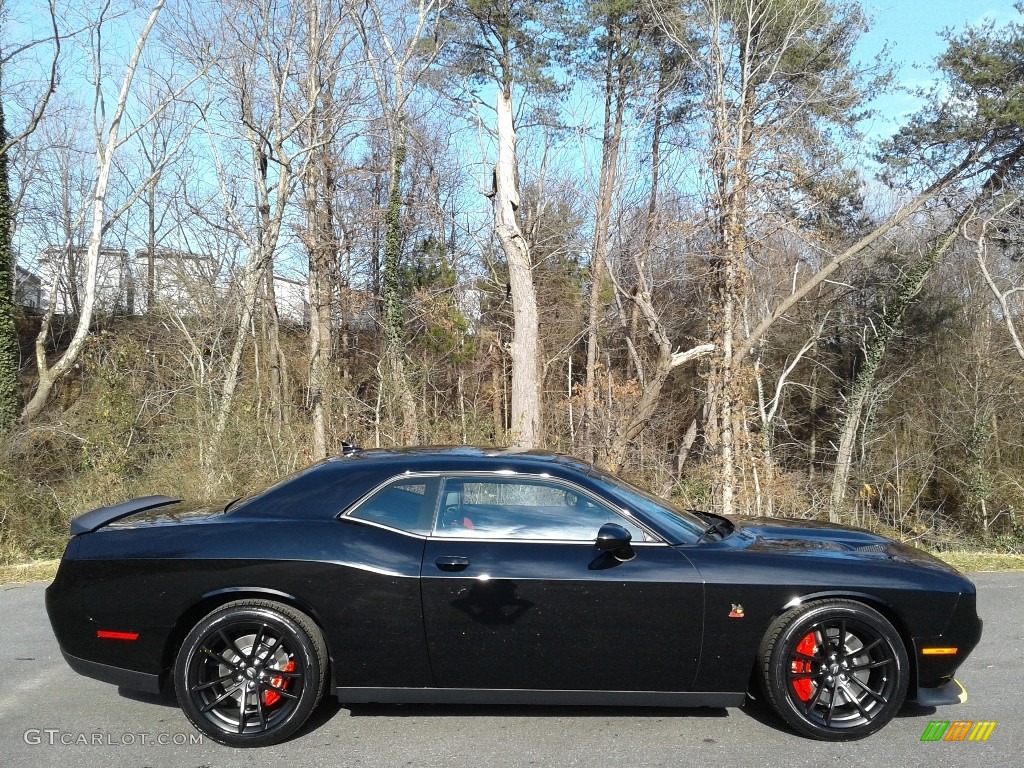 Pitch Black 2021 Dodge Challenger R/T Scat Pack Exterior Photo #140626634