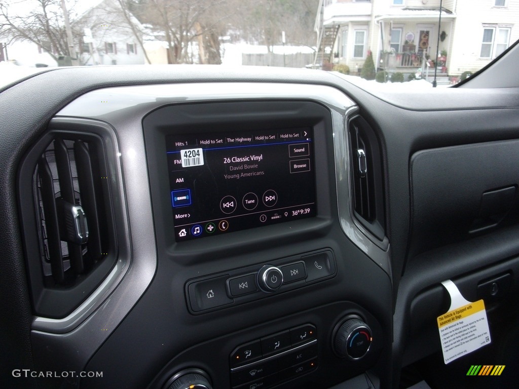 2021 Silverado 1500 Custom Crew Cab 4x4 - Black / Jet Black photo #21