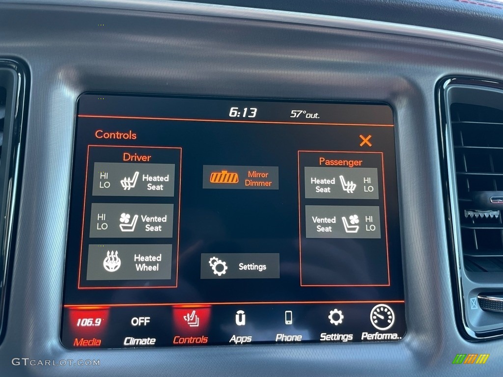 2021 Dodge Challenger R/T Scat Pack Controls Photo #140627007