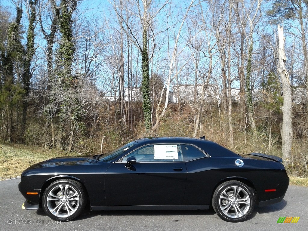 Pitch Black Dodge Challenger