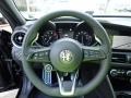 Black 2021 Alfa Romeo Giulia TI Sport AWD Steering Wheel