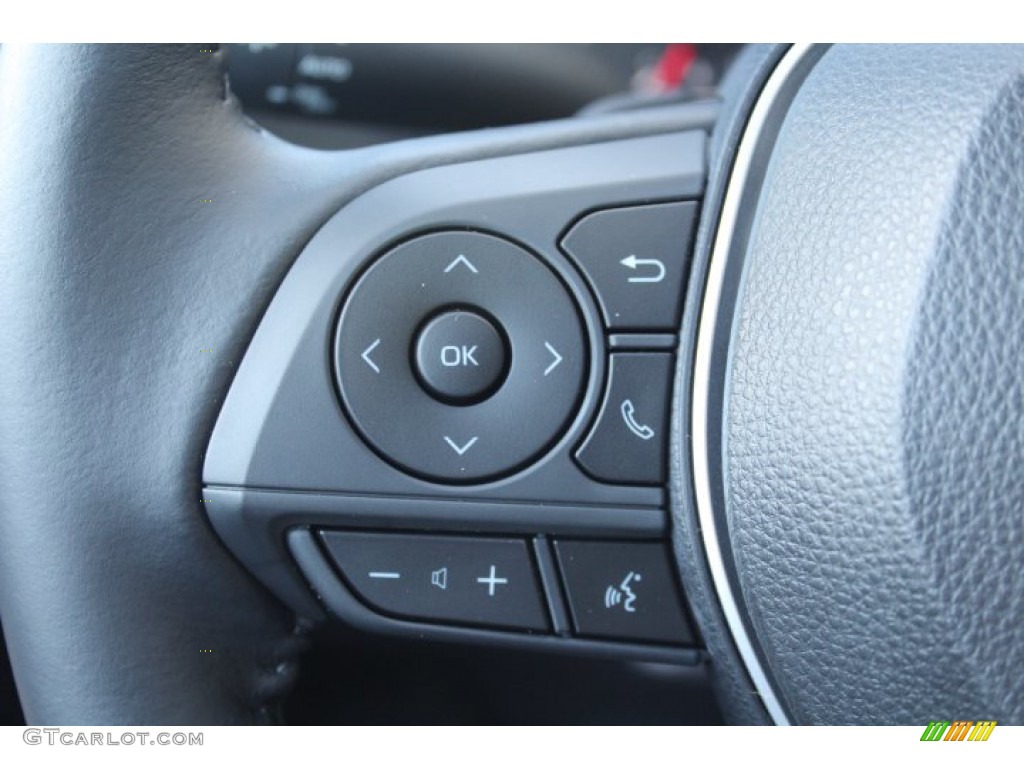 2021 Toyota Corolla SE Black Steering Wheel Photo #140628529