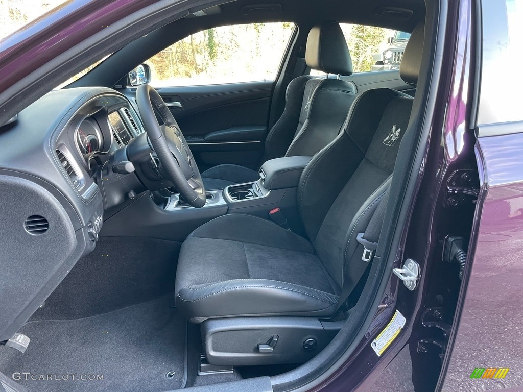Black Interior 2021 Dodge Charger Scat Pack Photo #140628930