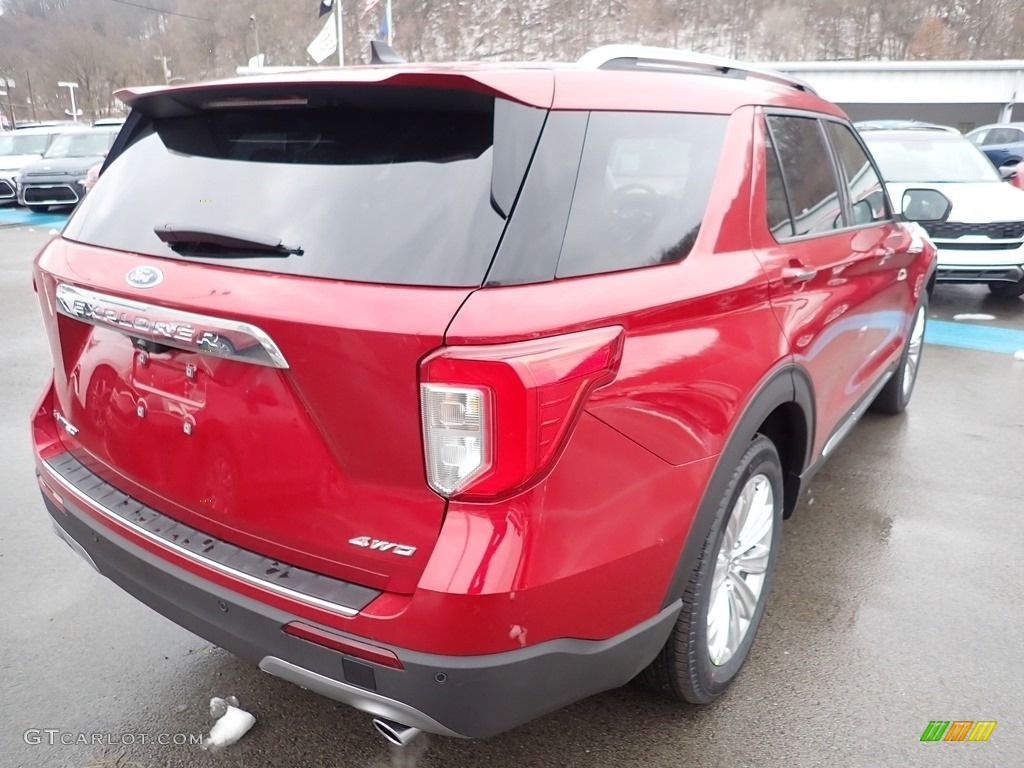 2021 Explorer Limited 4WD - Rapid Red Metallic / Ebony photo #2
