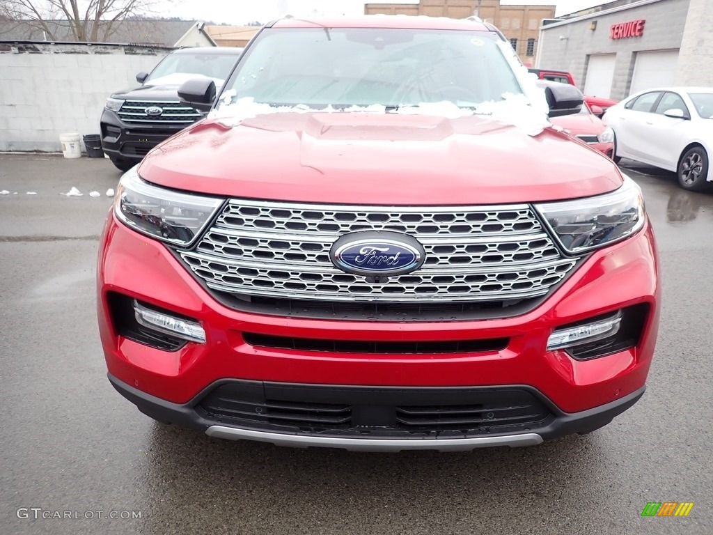2021 Explorer Limited 4WD - Rapid Red Metallic / Ebony photo #4