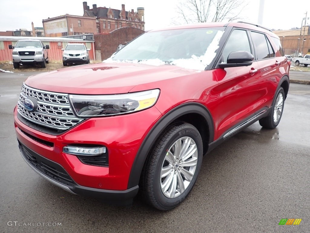 2021 Explorer Limited 4WD - Rapid Red Metallic / Ebony photo #5