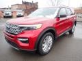 2021 Rapid Red Metallic Ford Explorer Limited 4WD  photo #5