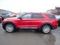 Rapid Red Metallic 2021 Ford Explorer Limited 4WD Exterior