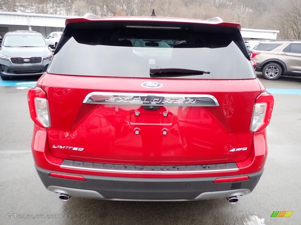 2021 Explorer Limited 4WD - Rapid Red Metallic / Ebony photo #8