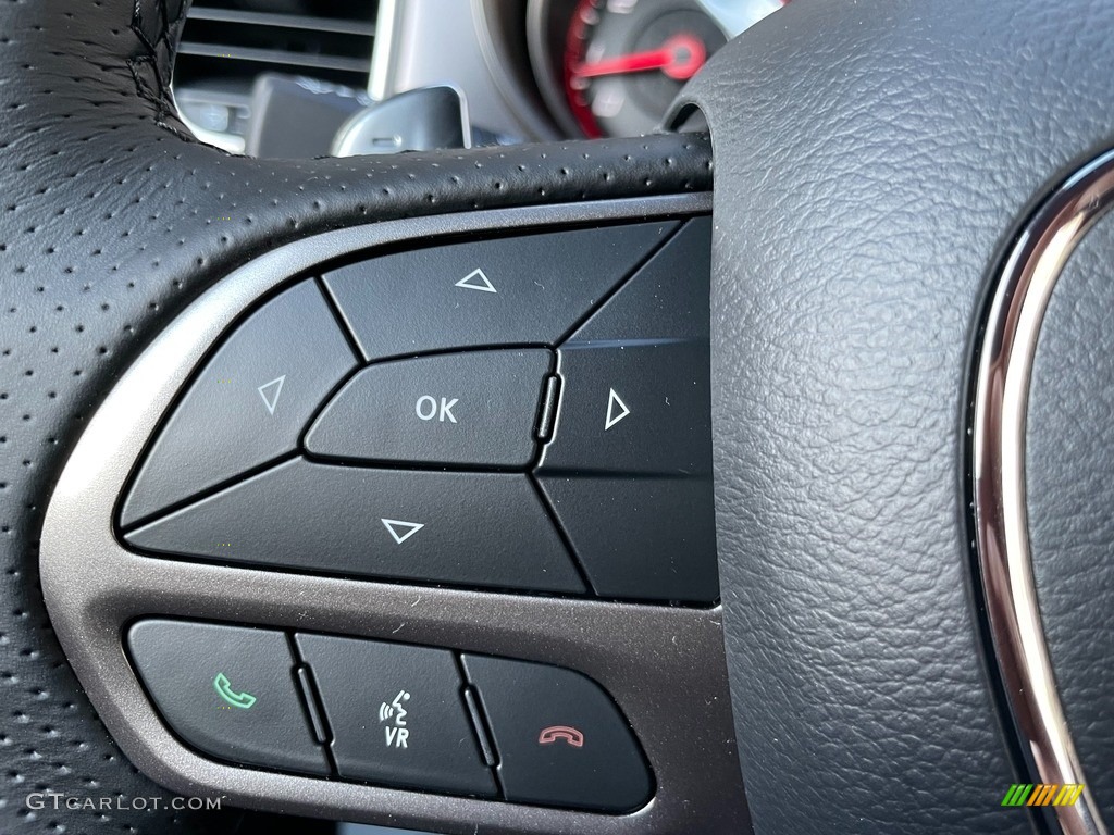 2021 Dodge Charger Scat Pack Black Steering Wheel Photo #140629157