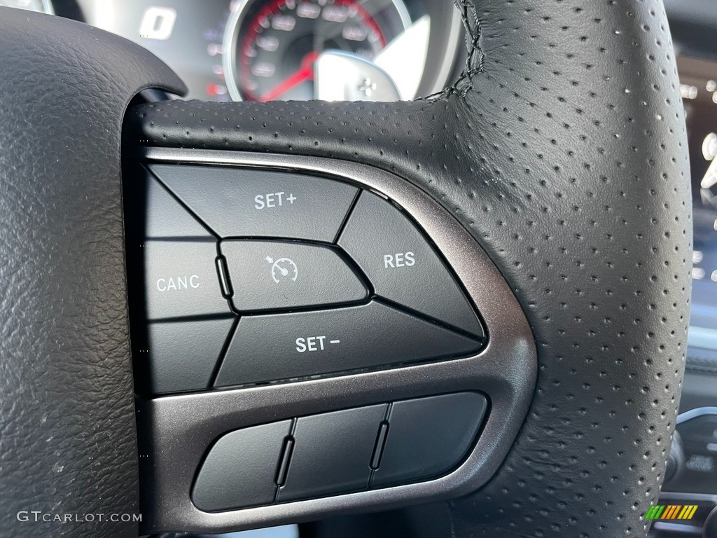 2021 Dodge Charger Scat Pack Black Steering Wheel Photo #140629181