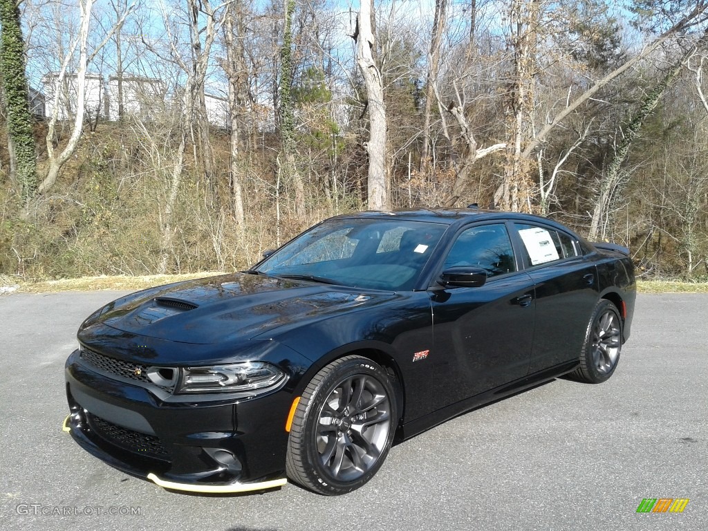 Pitch Black 2021 Dodge Charger Scat Pack Exterior Photo #140629487