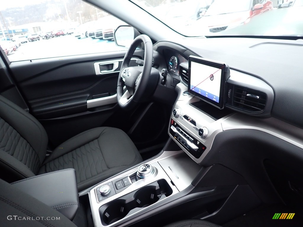 2021 Explorer XLT 4WD - Agate Black Metallic / Ebony photo #11