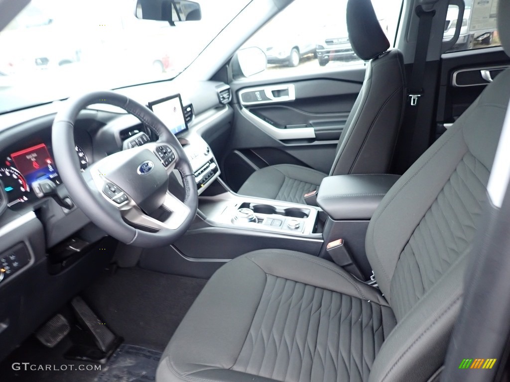 2021 Explorer XLT 4WD - Agate Black Metallic / Ebony photo #12
