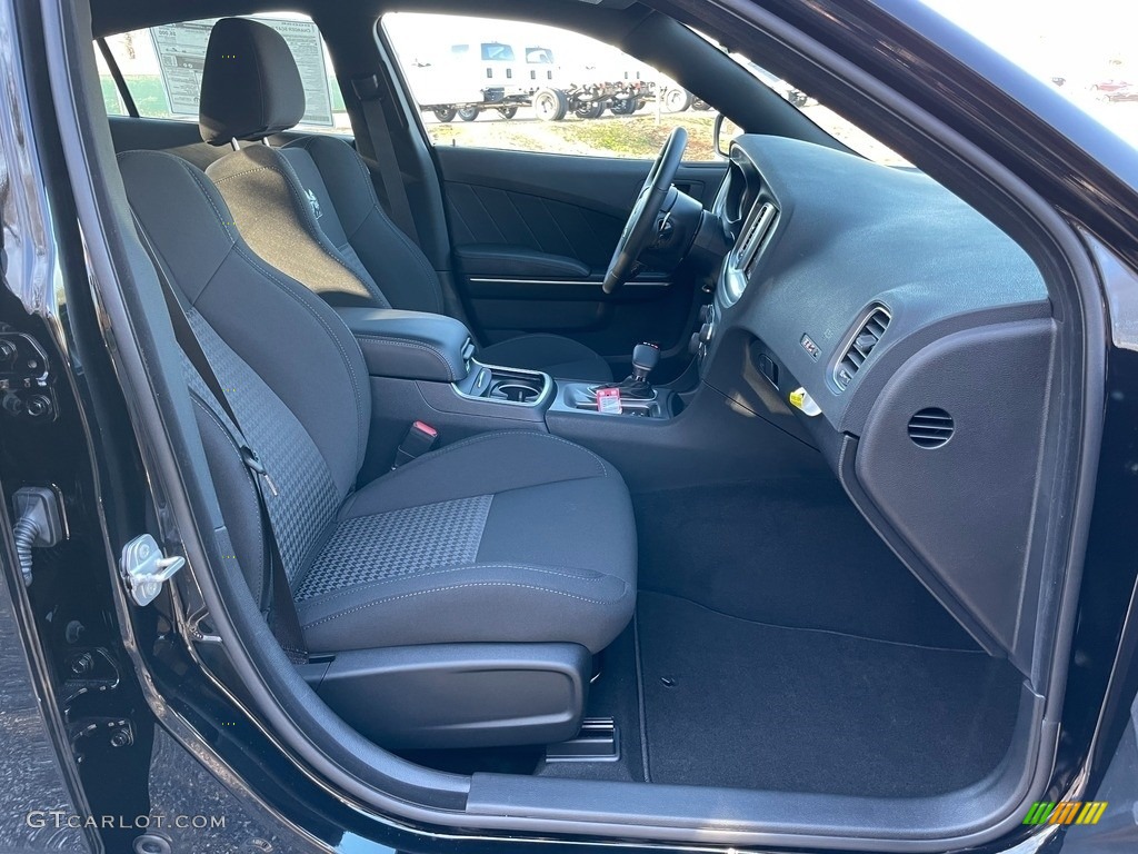 Black Interior 2021 Dodge Charger Scat Pack Photo #140629871
