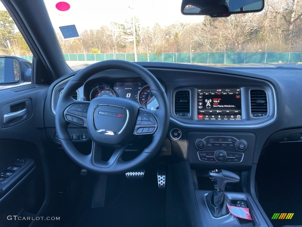 2021 Dodge Charger Scat Pack Black Dashboard Photo #140629892