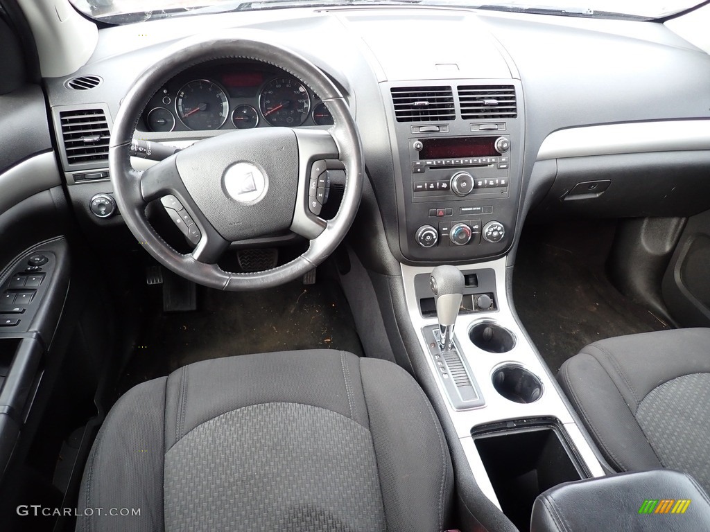 Black Interior 2010 Saturn Outlook XE AWD Photo #140630094