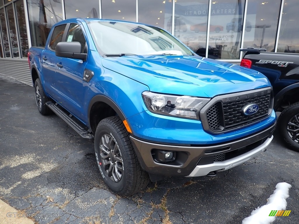 Velocity Blue Metallic 2021 Ford Ranger XLT SuperCrew 4x4 Exterior Photo #140630423