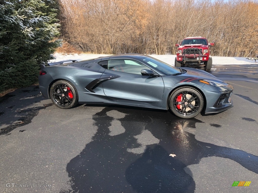 Shadow Gray Metallic 2020 Chevrolet Corvette Stingray Coupe Exterior Photo #140630549