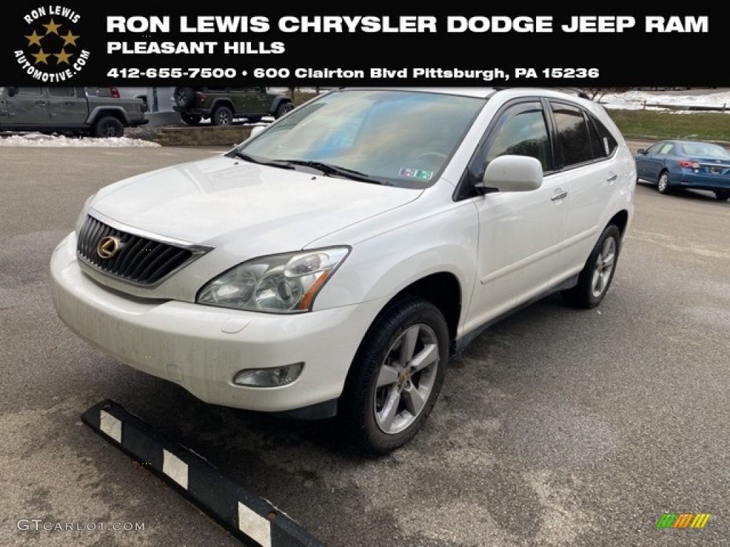 2008 RX 350 AWD - Crystal White / Ivory photo #1