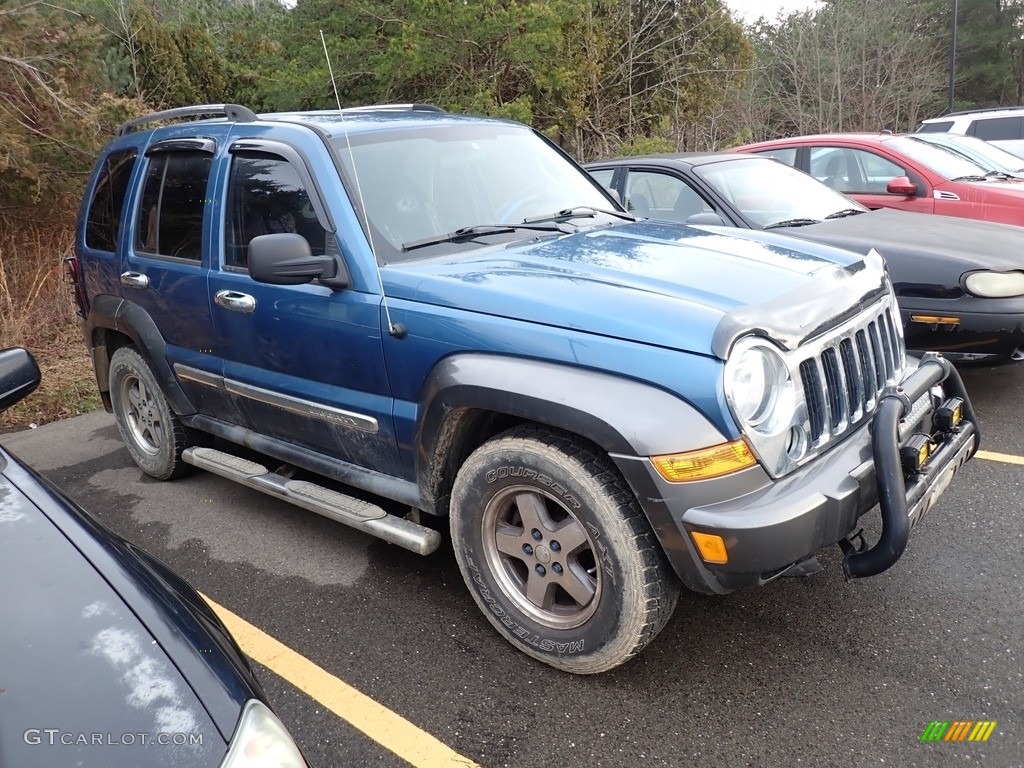2006 Liberty Sport 4x4 - Atlantic Blue Pearl / Medium Slate Gray photo #2