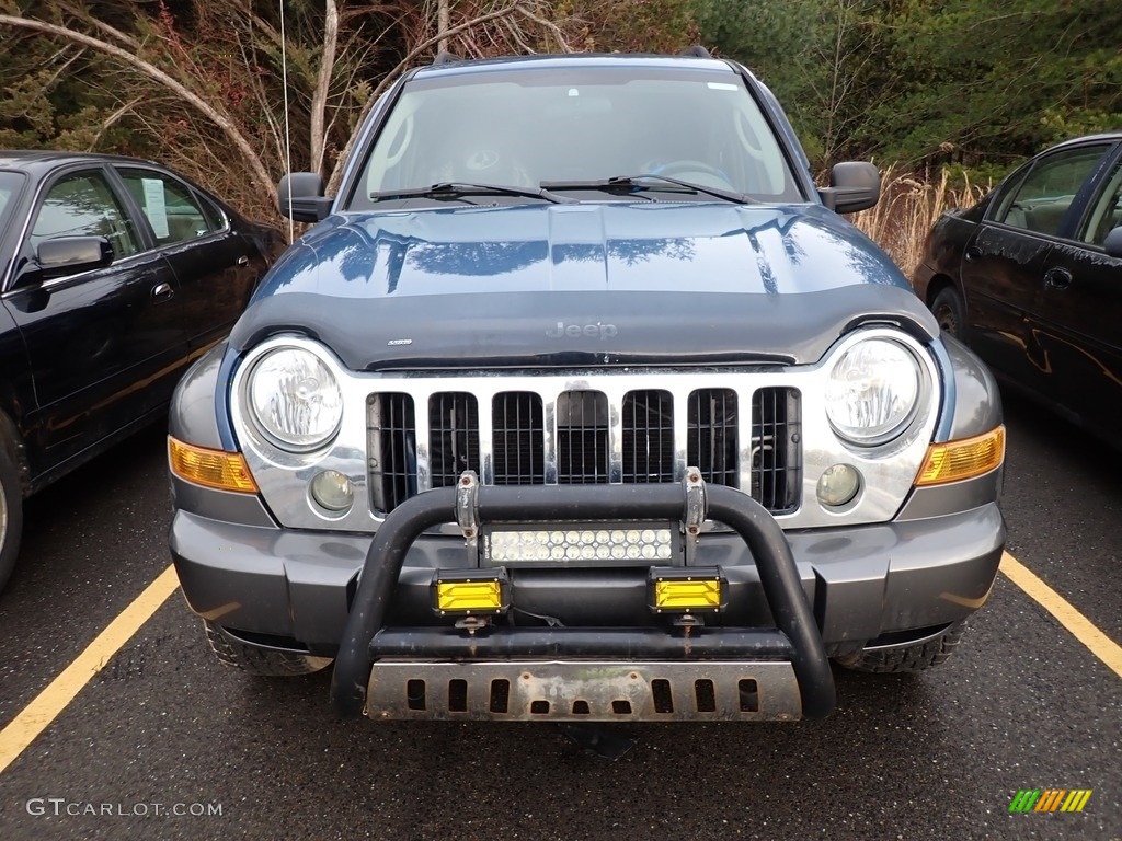 2006 Liberty Sport 4x4 - Atlantic Blue Pearl / Medium Slate Gray photo #4
