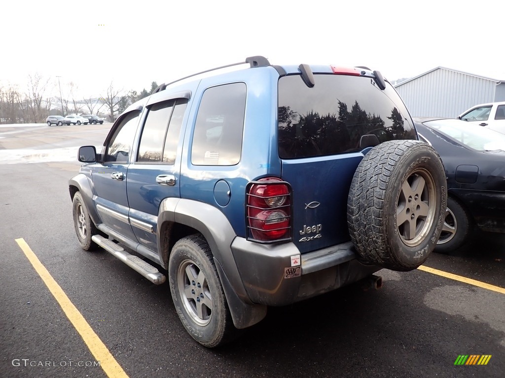 2006 Liberty Sport 4x4 - Atlantic Blue Pearl / Medium Slate Gray photo #14