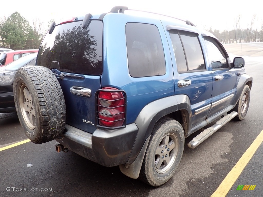 2006 Liberty Sport 4x4 - Atlantic Blue Pearl / Medium Slate Gray photo #16
