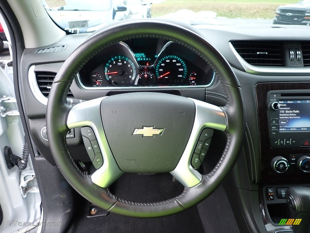 2017 Traverse LT AWD - Iridescent Pearl Tricoat / Ebony photo #22