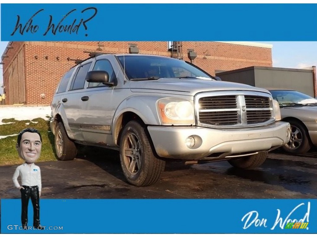 Bright Silver Metallic Dodge Durango