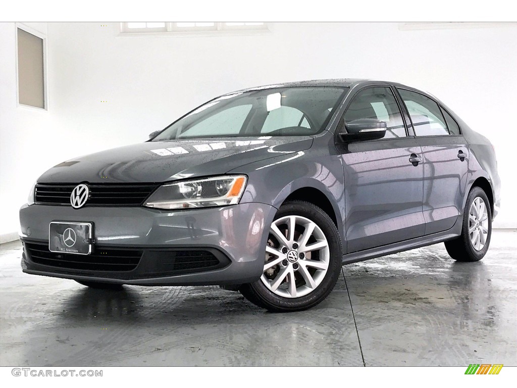 2011 Jetta SE Sedan - Platinum Gray Metallic / Titan Black photo #11