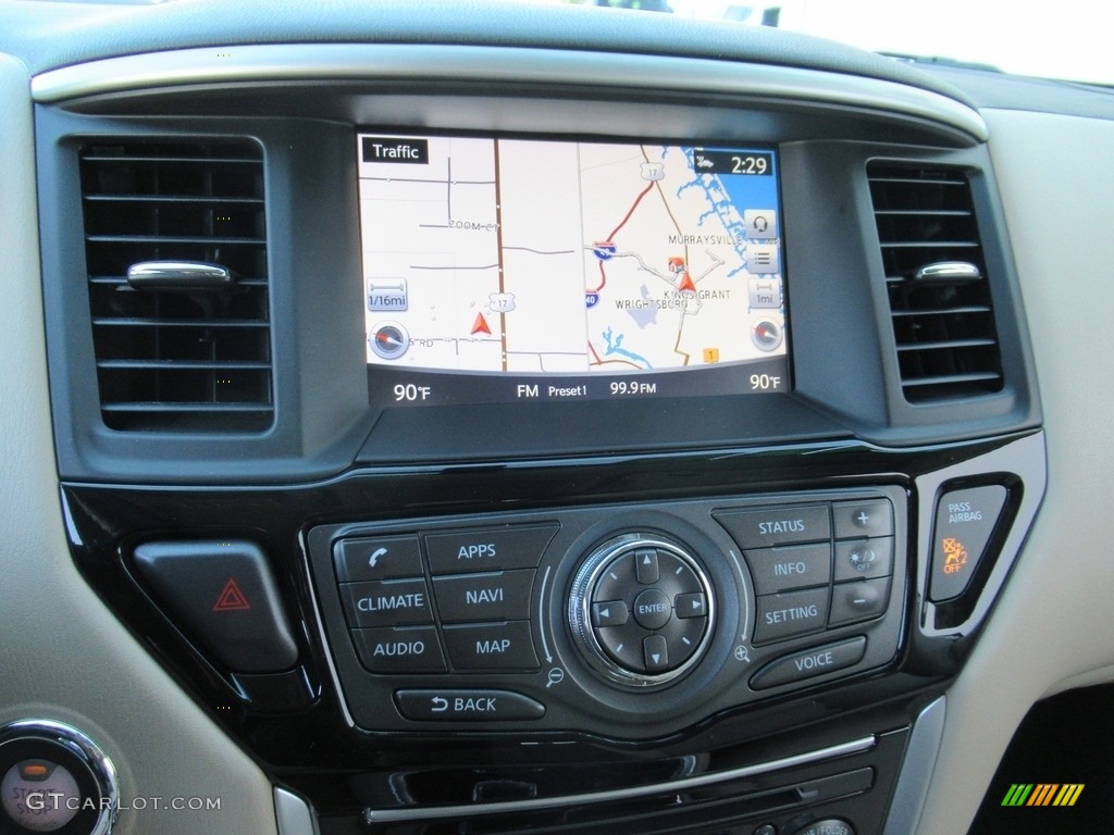 2018 Pathfinder SV - Pearl White / Almond photo #17