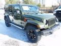 2021 Sarge Green Jeep Wrangler Unlimited Sahara Altitude 4x4  photo #3