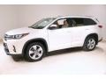 2019 Blizzard Pearl White Toyota Highlander Limited AWD  photo #3