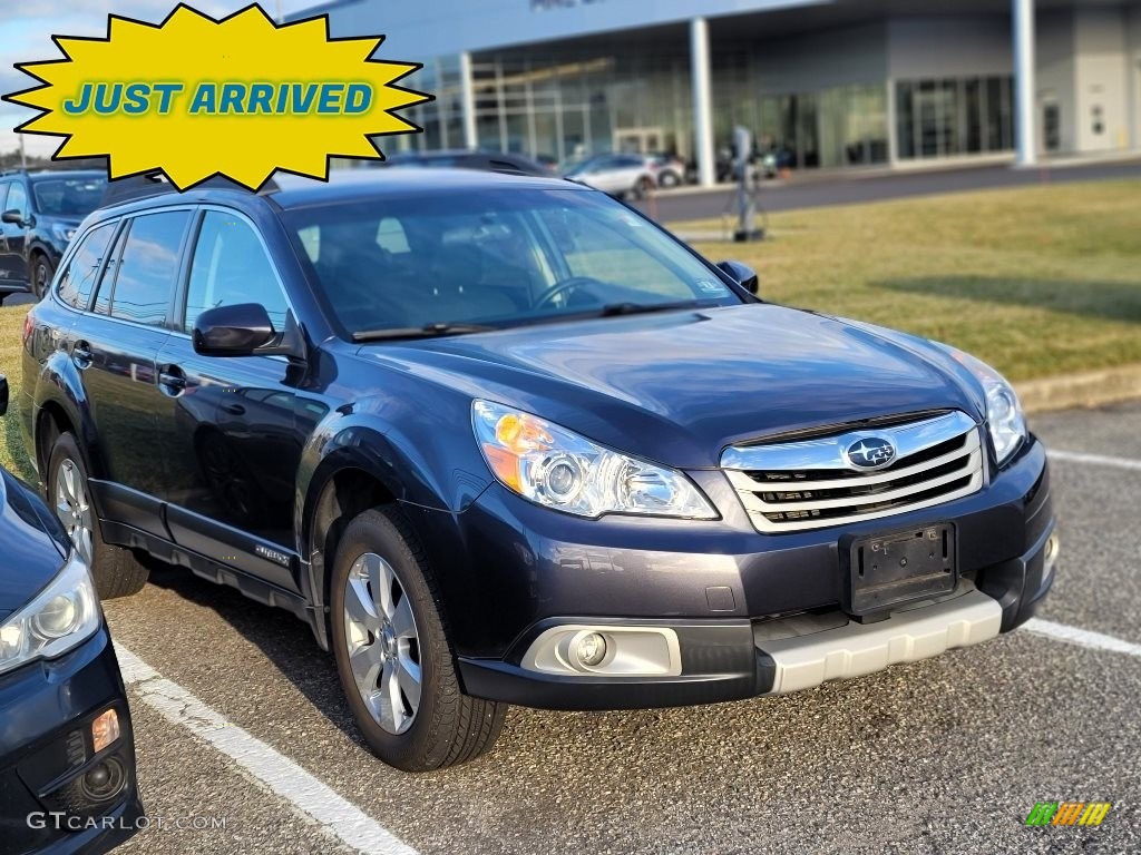 2012 Outback 2.5i Limited - Graphite Gray Metallic / Off Black photo #1