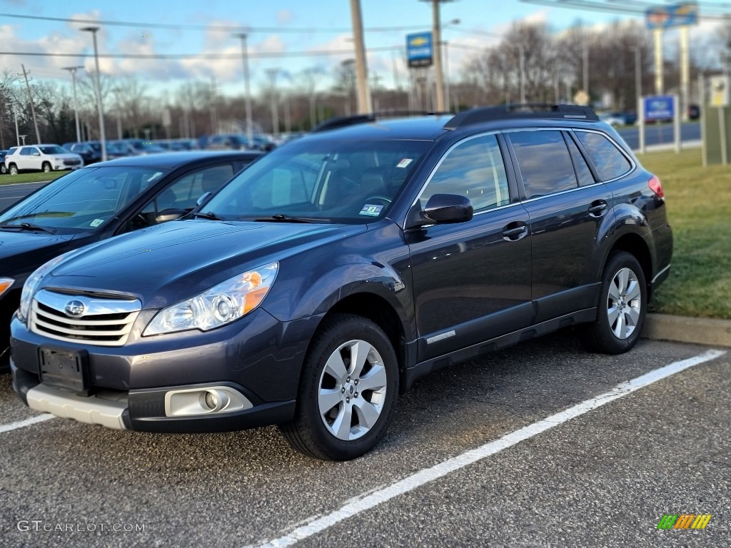 2012 Outback 2.5i Limited - Graphite Gray Metallic / Off Black photo #2