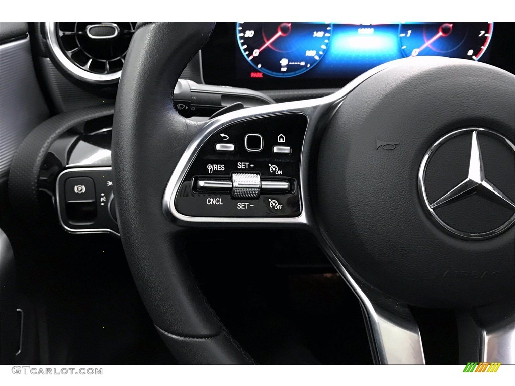 2020 Mercedes-Benz CLA 250 Coupe Black Steering Wheel Photo #140635793