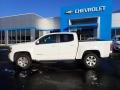 2016 Summit White GMC Canyon SLE Crew Cab 4x4  photo #3