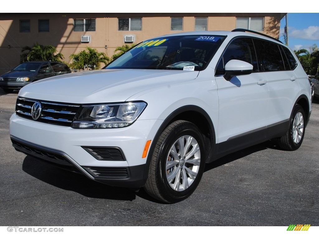 White Silver Metallic 2018 Volkswagen Tiguan SE Exterior Photo #140635994